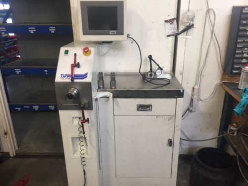 TURBO TECHNICS – TURBOLADER VTG flow belt adjustment machine for sale
