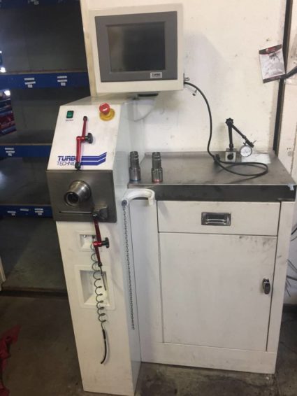 TURBO TECHNICS – TURBOLADER VTG flow belt adjustment machine for sale