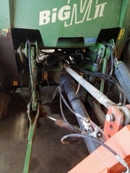 Krone Big M II 450 mower converted to mulcher for sale