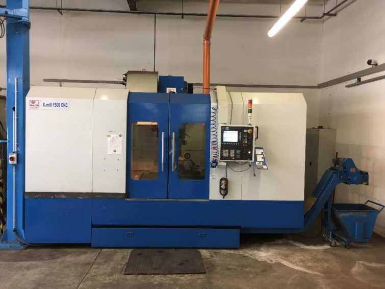 Machining center table load 1,5t Knuth X-Mill 1500 CNC milling machine for sale