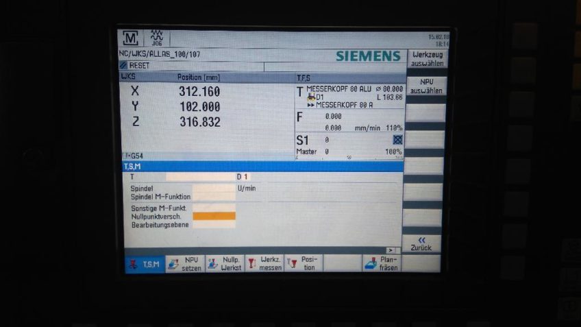 Fräsmaschine SMTCL VMC 1100B Siemens Dmu 35M Deckel Maho FP4 DMG zu verkaufen