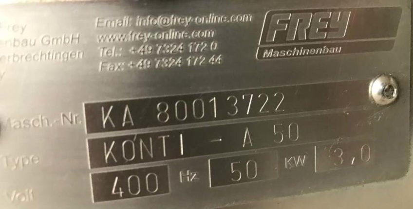 Frey Konti A50 Vakuumfüller zu verkaufen
