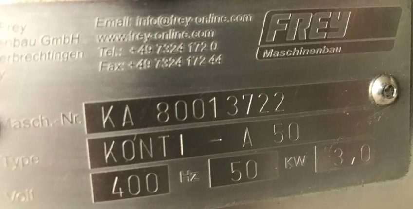 Frey Konti A50 vacuum filler for sale