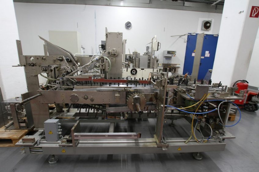 Filling line Bosch CAR 204 Packaging line Hagen & Rinau RU- VI-500 Wrapping machine Pester PEWO pack 450 SN Spare parts dispenser в продаже