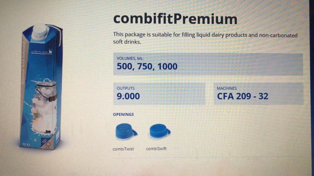 SIG COMBIBLOC CFA 209-32 beverage production filling line for sale