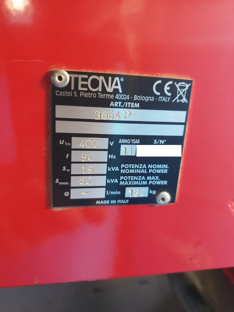 Tecna 3664 P wassergekühlte Schweißpunktzange mit sämtlichem Zubehör zu verkaufen