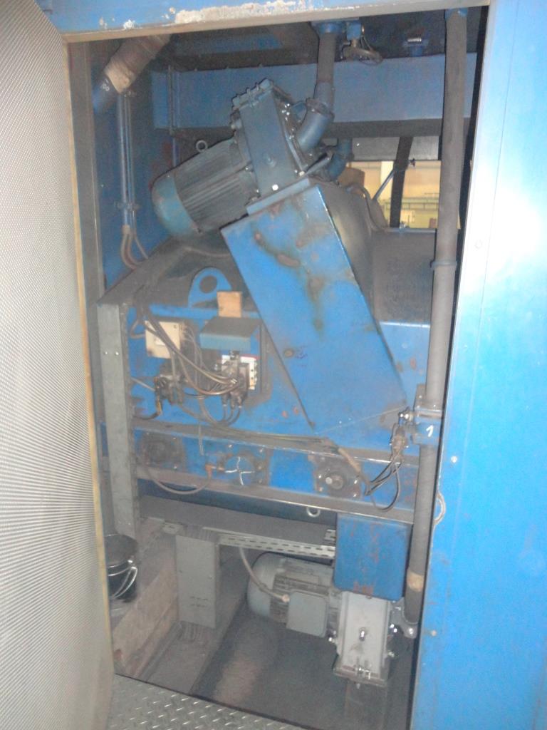 Schlick RB1500.14 roller conveyor blasting machine for sale