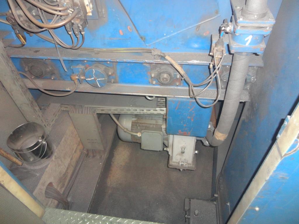 Schlick RB1500.14 roller conveyor blasting machine for sale