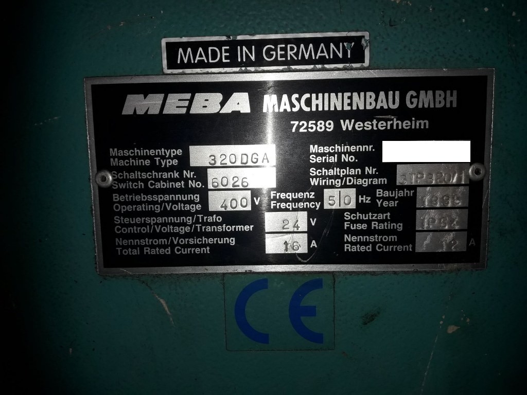 MEBA 320 DGA CNC Gehrungsbandsägeautomat zu verkaufen