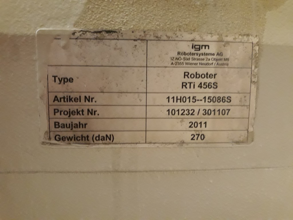 IGM RTi 456S Schweißroboter zu verkaufen