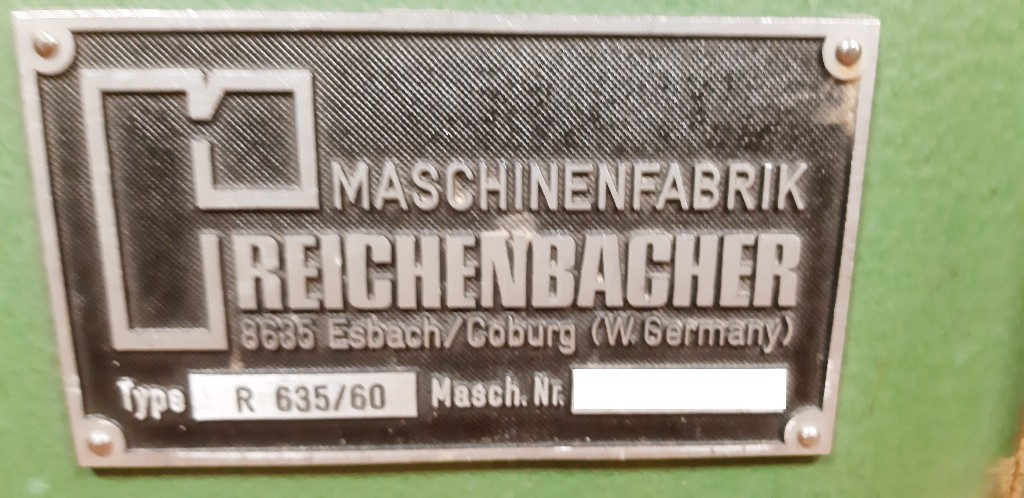 Reichenbacher R 635/60 sculptor copy router and a mobile suction unit for sale