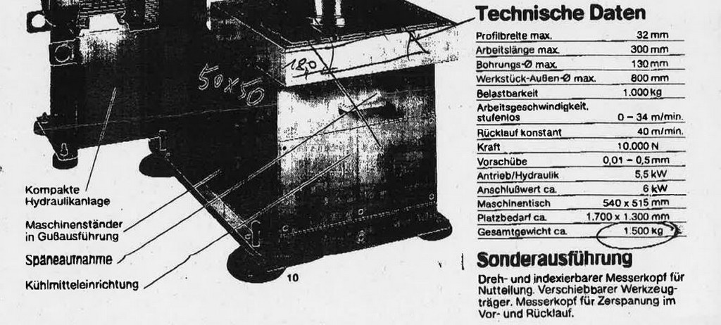 Balzat EUV 14/250 Nutenstoßmaschine zu verkaufen