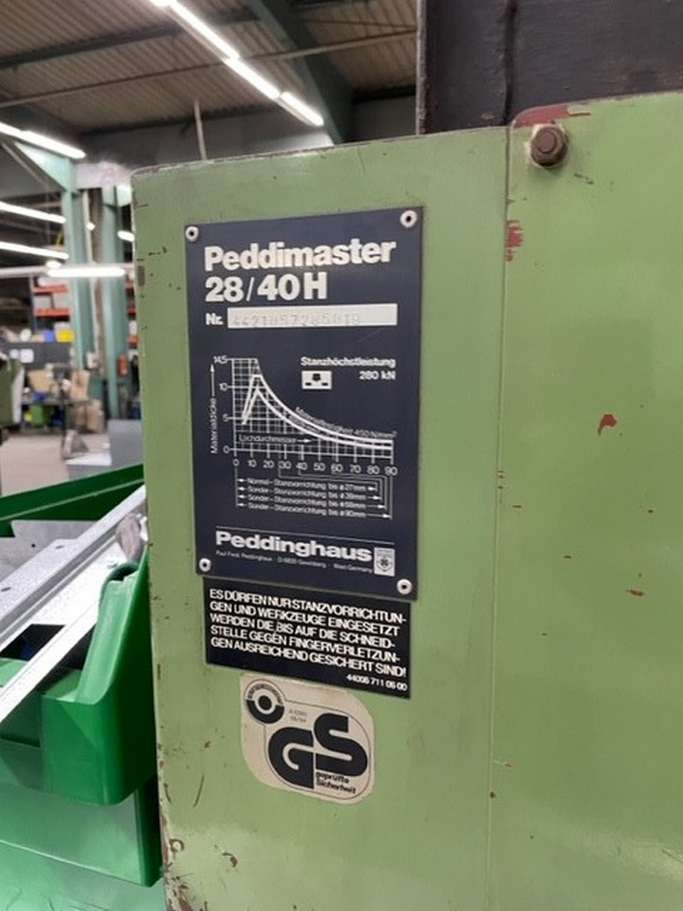 Peddinghaus Peddimaster 28/40 H Profilstahlschere zu verkaufen