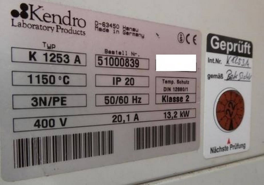 Kendo K 750/2 / K 1253 A 2x Härteofen zu verkaufen