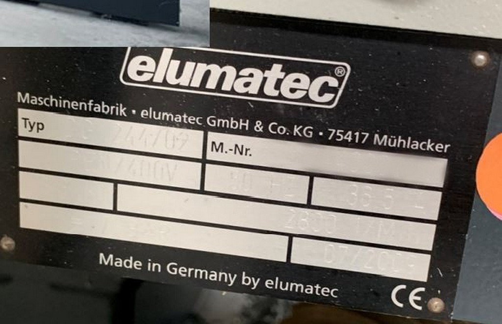 Elumatec DG244/02 Doppelgehrungssäge für Holz-, Kunststoff- und Aluminiumbearbeitungsmaschine zu verkaufen