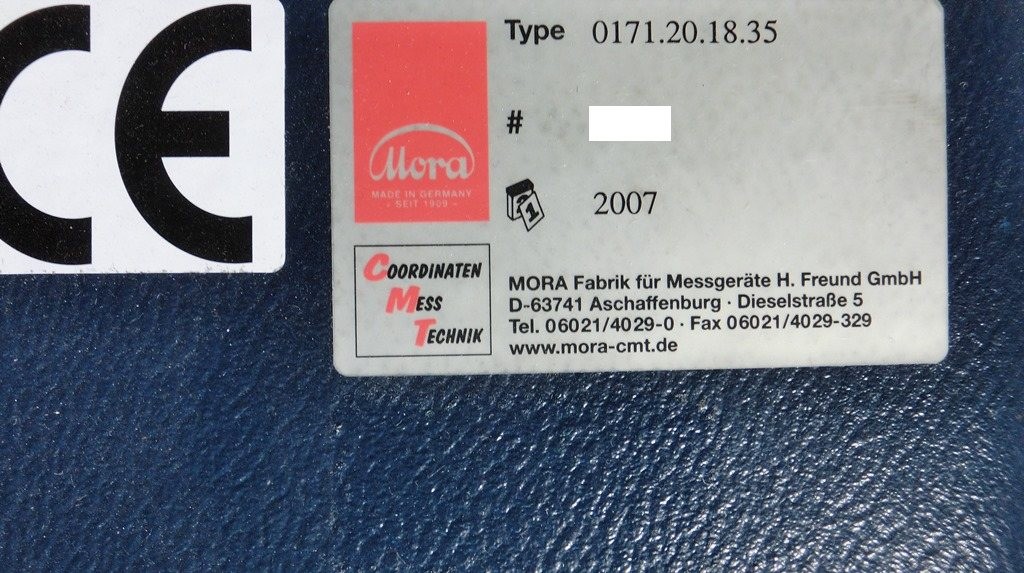 Mora 0171.20.18.35 measuring machine for sale