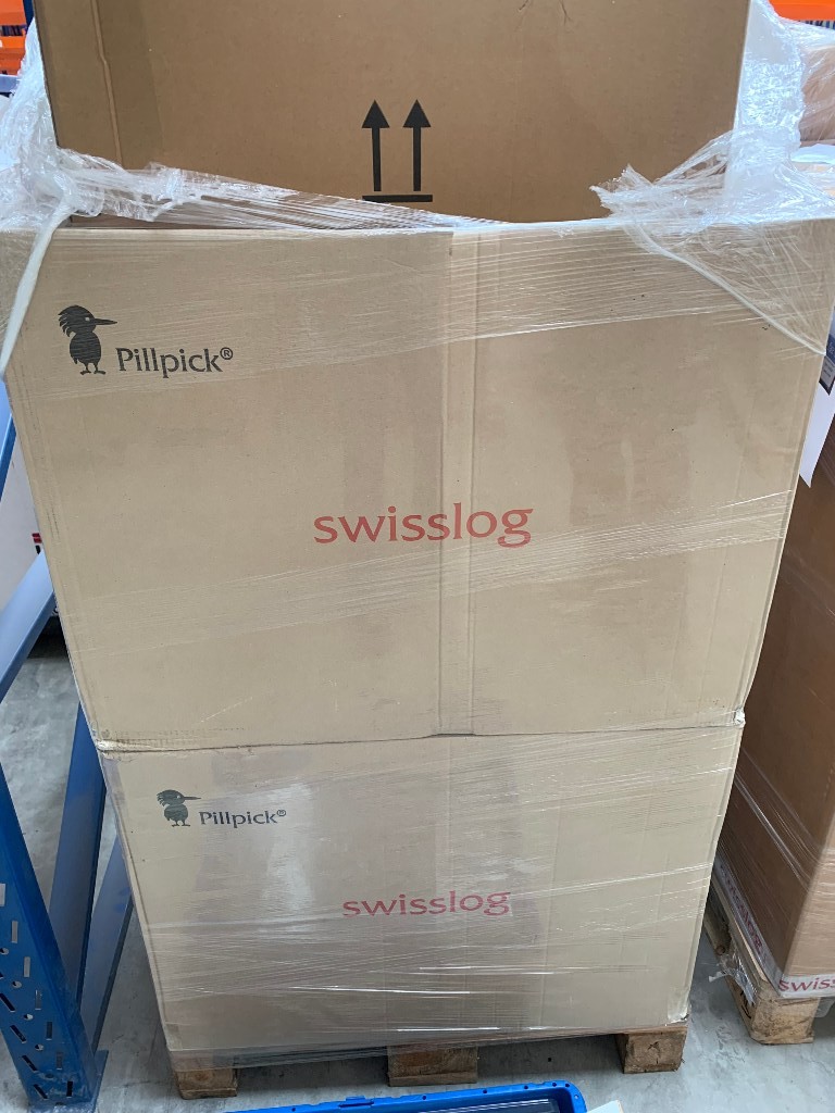 Swisslog Pickring/Pillpicker/PickRobot/AutoPhial 4x automatische Einzeldosispackmaschinen zu verkaufen