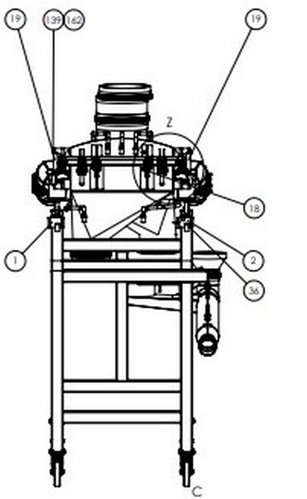 Molkerei VibSpeed 1500-E-4541-CIP Siebmaschine zu verkaufen