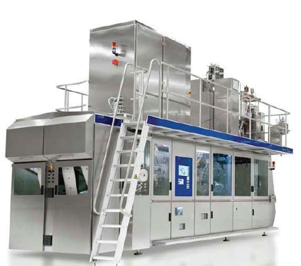 Tetra Pak TT/3 2000 Abfüllmaschine mit Reinigungsstation, Kappenbunker, Kappentransport zu verkaufen