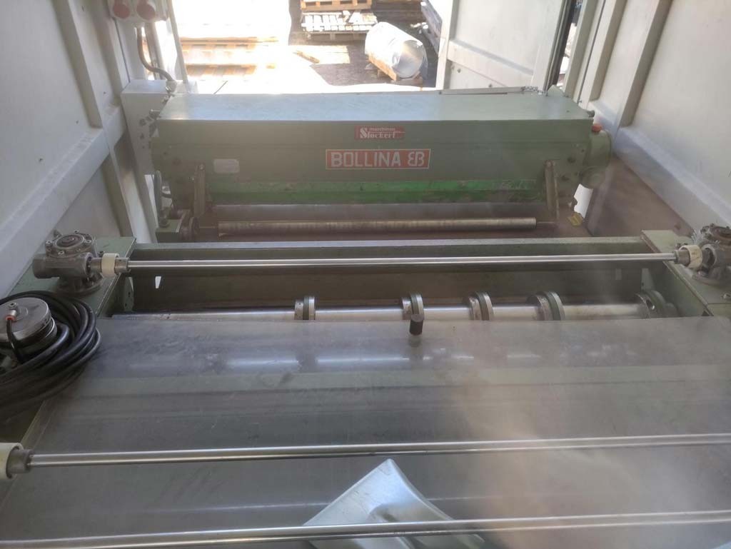 Bollina LTB 16 S Quer- und Längsteilanlage mit Richtwerk inkl. Abcoilers im 20-fachen Fußcontainer zu verkaufen