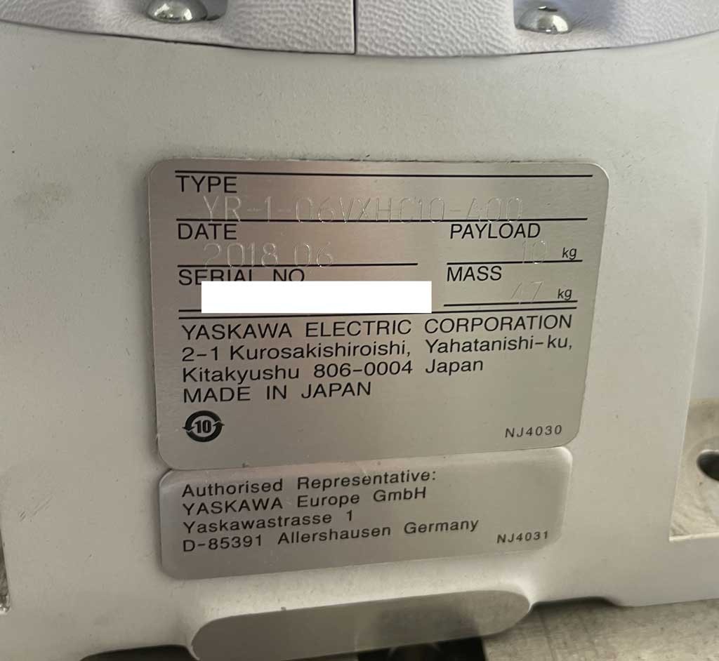 Yaskawa YR-1-06VXHC10-A00 kollaborativer Roboter zu verkaufen