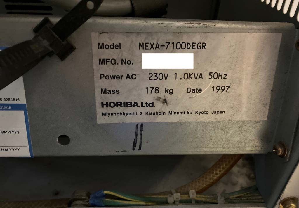 4x Horiba Mexa-7100 Motorabgasanalysator zu verkaufen