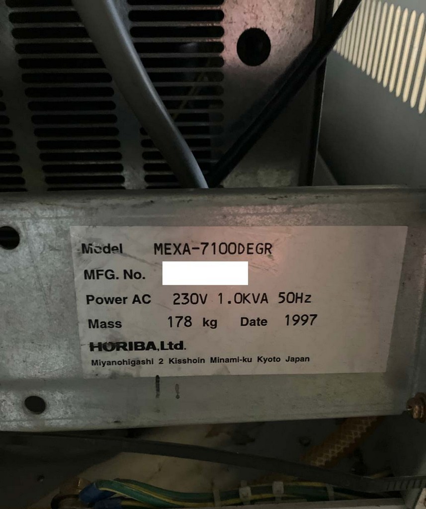 4x Horiba Mexa-7100 Motorabgasanalysator zu verkaufen
