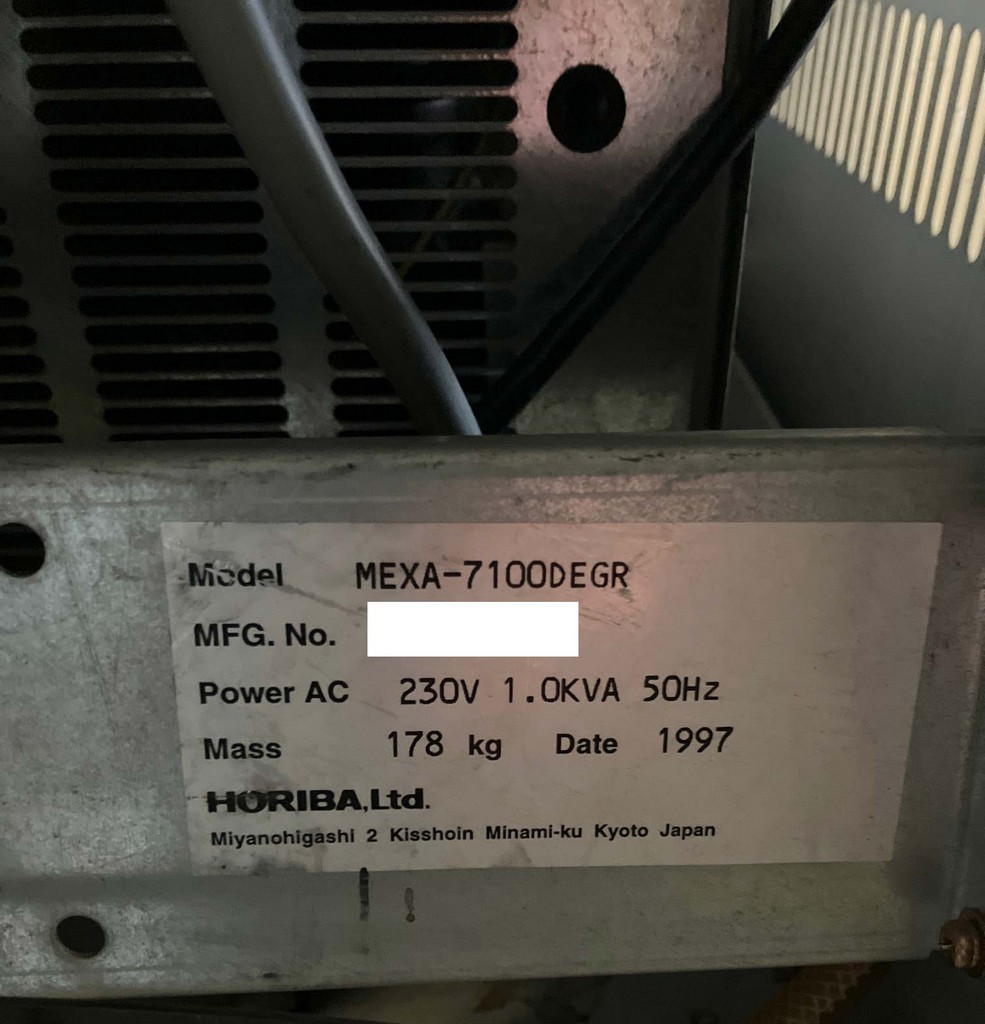4x Horiba Mexa-7100 Motorabgasanalysator zu verkaufen