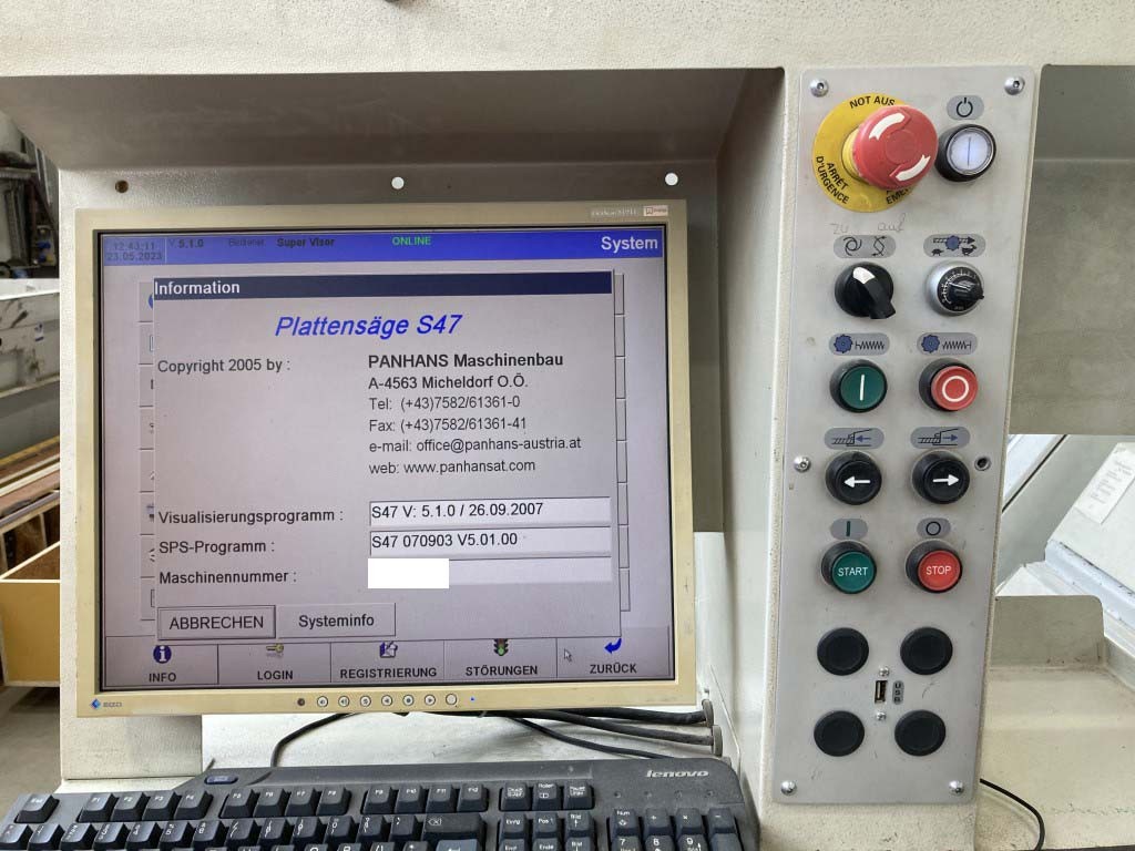 Panhans S 45 panel sizing saw for sale