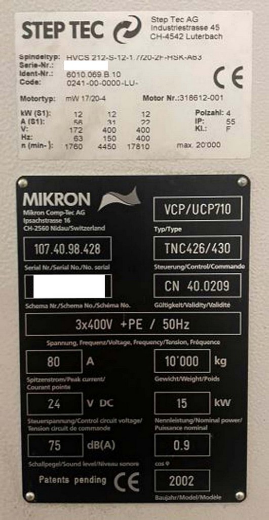 Diverse Metallbearbeitungsmaschinen Fräsmaschine, Ölnebelabscheider, Maschinenschraubstock u.a. zu verkaufen