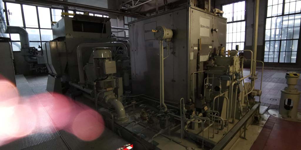 Blohm & Voss GER 32/35 steam turbine incl. the 5 MW generator compact unit for sale