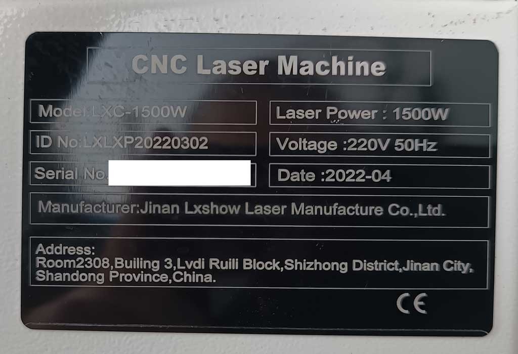 Jinan LXC-1500W CNC-Laserstrahlmaschine zu verkaufen