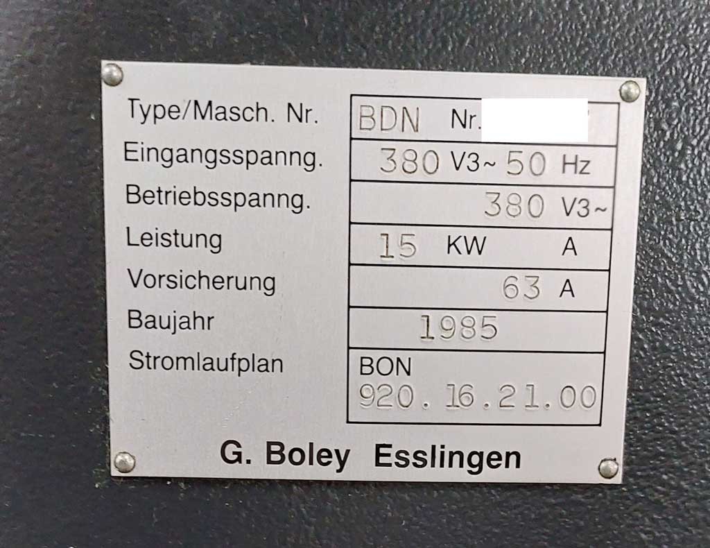 Boley BDN 160 CNC-Drehmaschine zu verkaufen