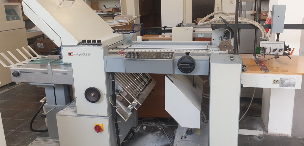 Various printing machines Machines of a complete bookbindery for sale