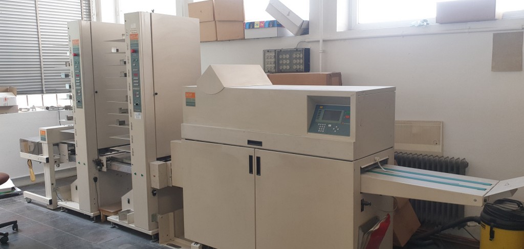 Various printing machines Machines of a complete bookbindery for sale