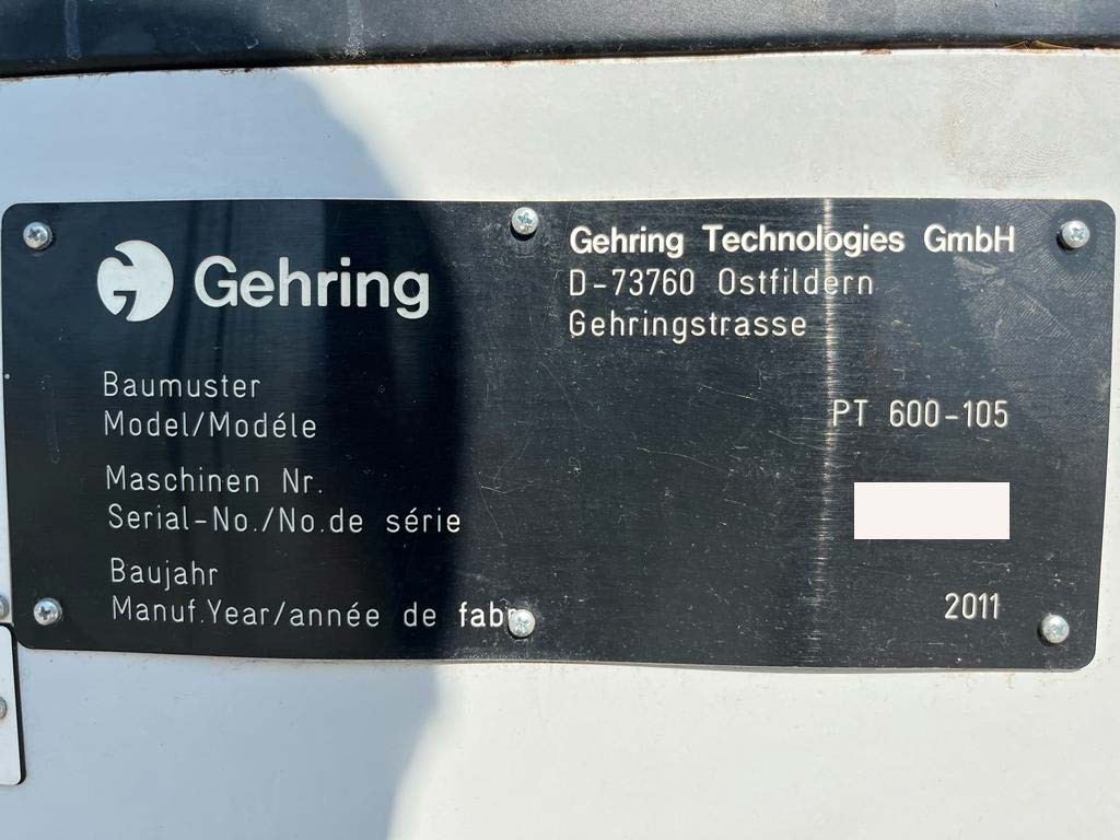 2x Gehring PT 600 -105 Gehring LSR 1500-90 Präzisions-Honmaschinen zu verkaufen