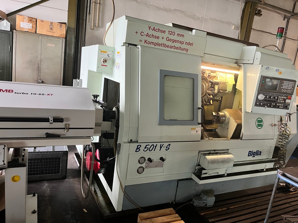 Biglia B.501/YS CNC turning and milling center for sale