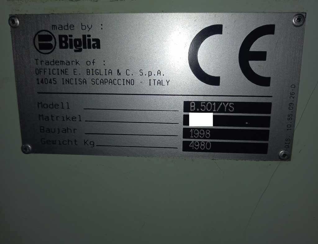 Biglia B.501/YS CNC turning and milling center for sale