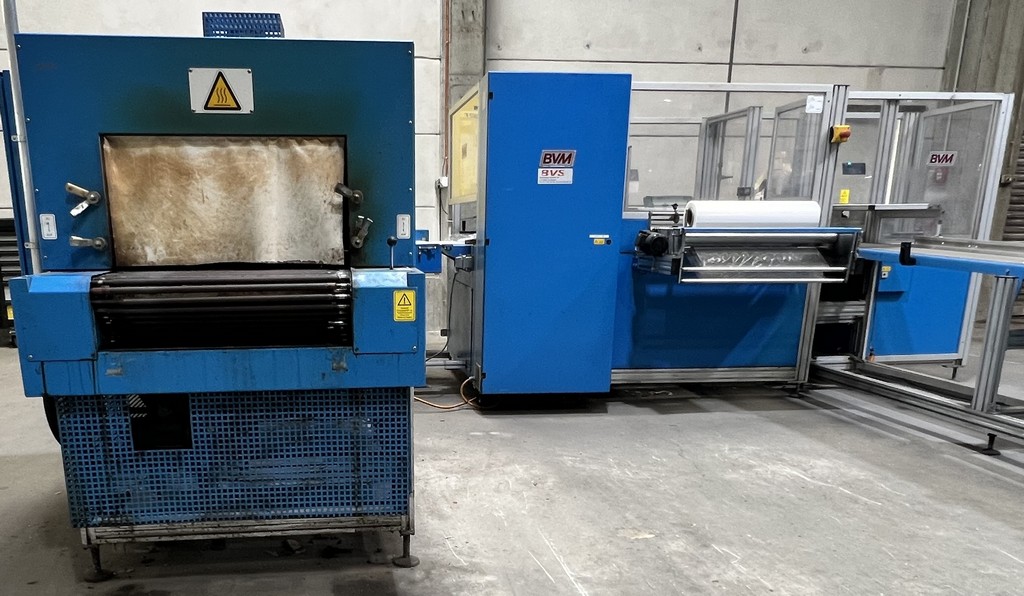BVM Brunner Compacta 6010 packaging machine with the film shrink tunnel for sale