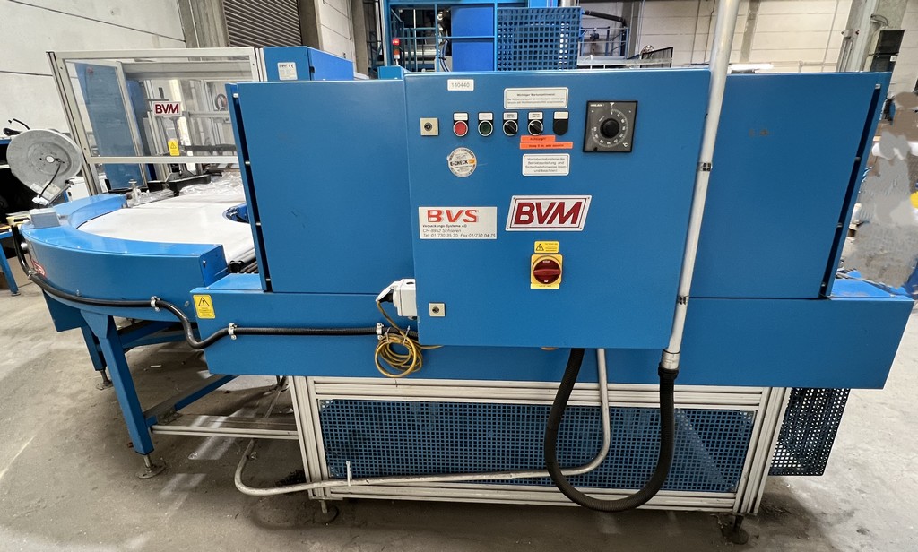 BVM Brunner Compacta 6010 Verpackungsmaschine mit dem Folienschrumpftunnel zu verkaufen