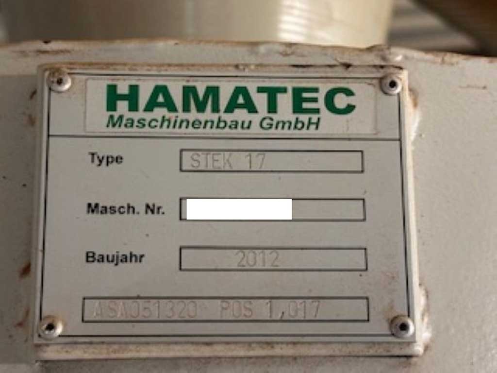 Hamatec Aufbereitungs- und Reinigungsanlage für ungeröstete Pistazien zu verkaufen